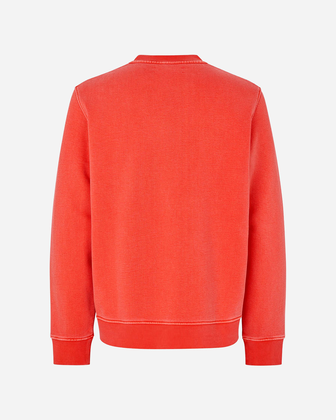 Aurora Red Sajoel Sweatshirt Mens Pullover Crewneck Sweatshirt Samsoe Samsoe