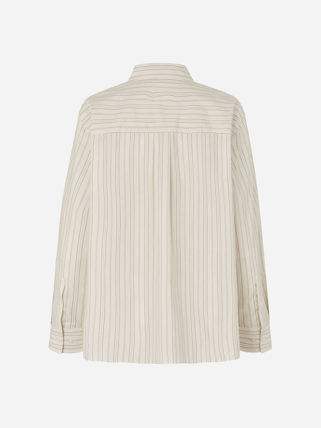 Bone St Salova Pocket Shirt Womens Woven Striped Shirt Button Up Samsoe Samsoe