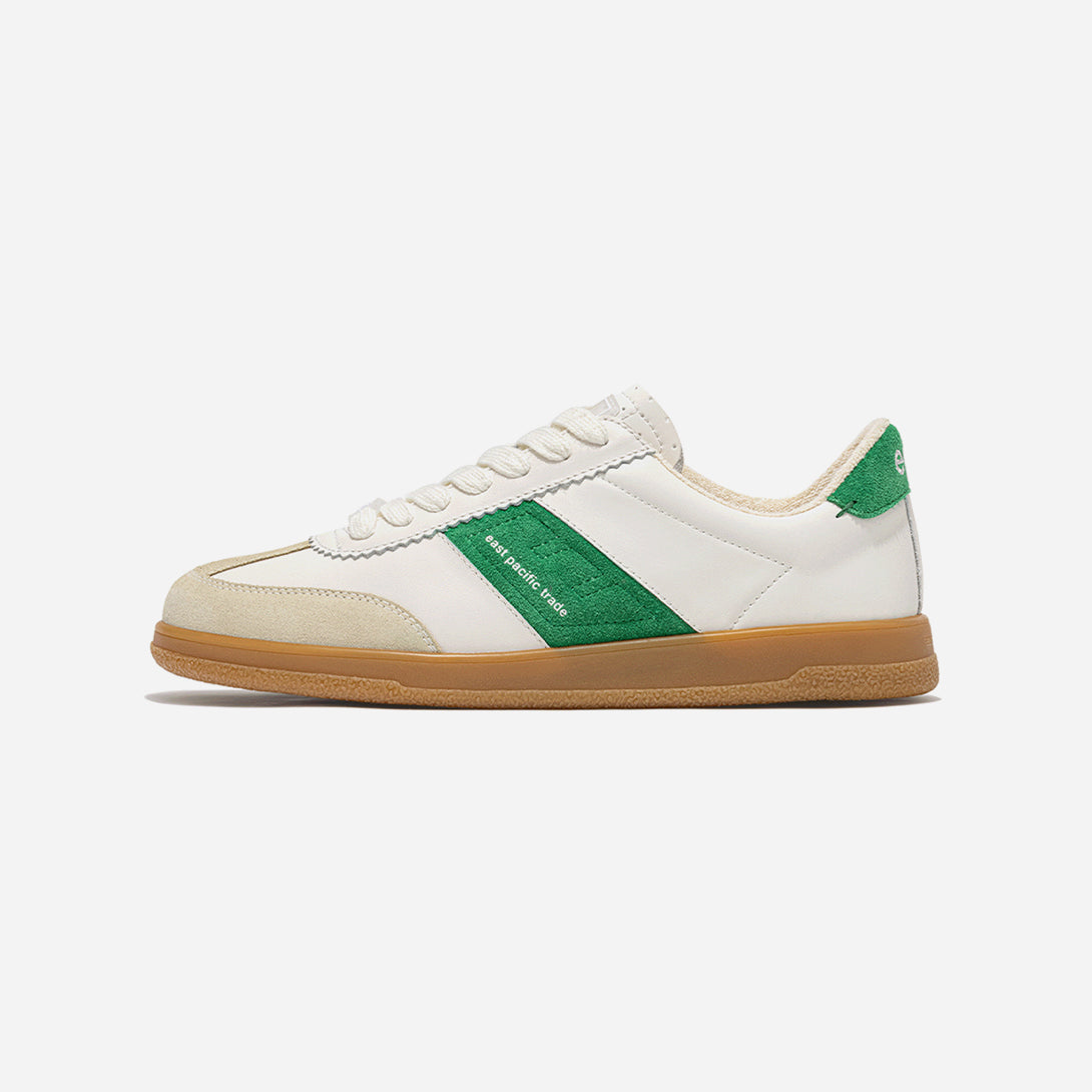 Off White Green Santos East Pacific Trade Sneakers Leather Suede Ortholite