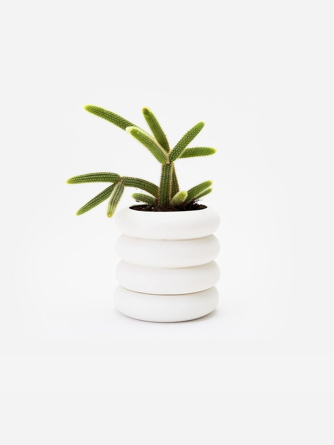 White Tall Stacking Planter Area Stacking Planter House Plant Decor