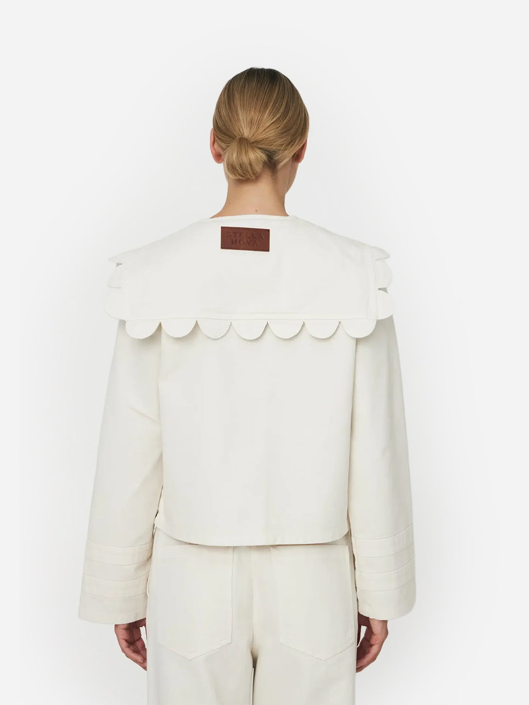 Almost White Sailors Jacket Womens White Jacket Stella Nova