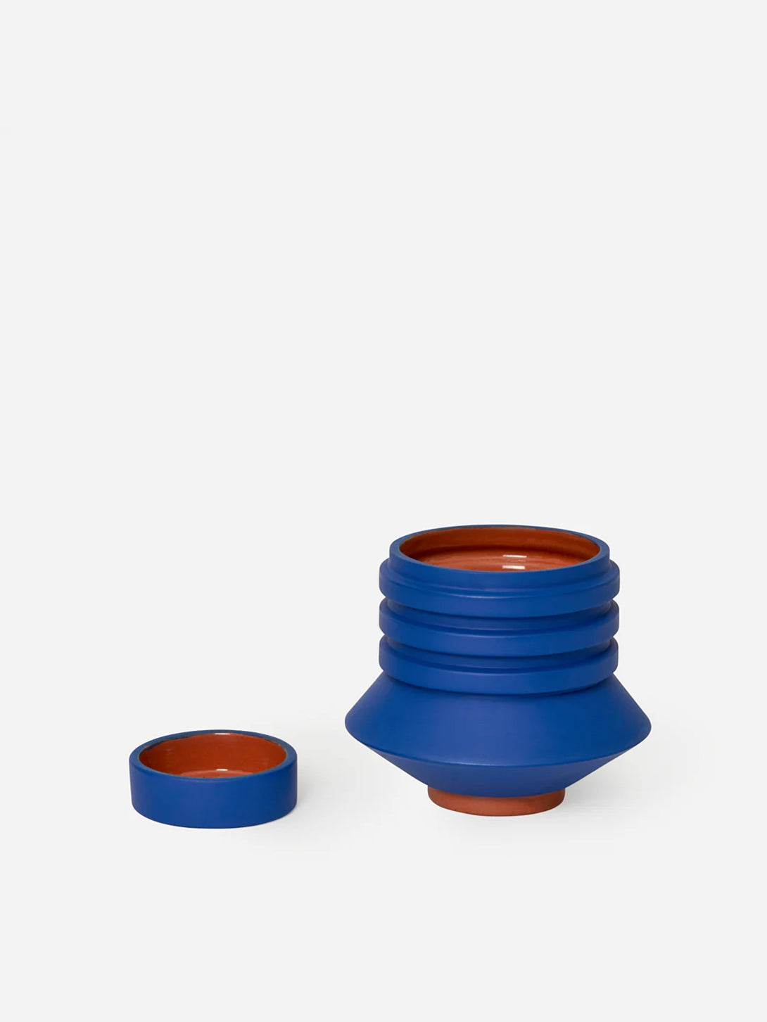 Blue Strata Plant Vessel Areaware Planter House Plant