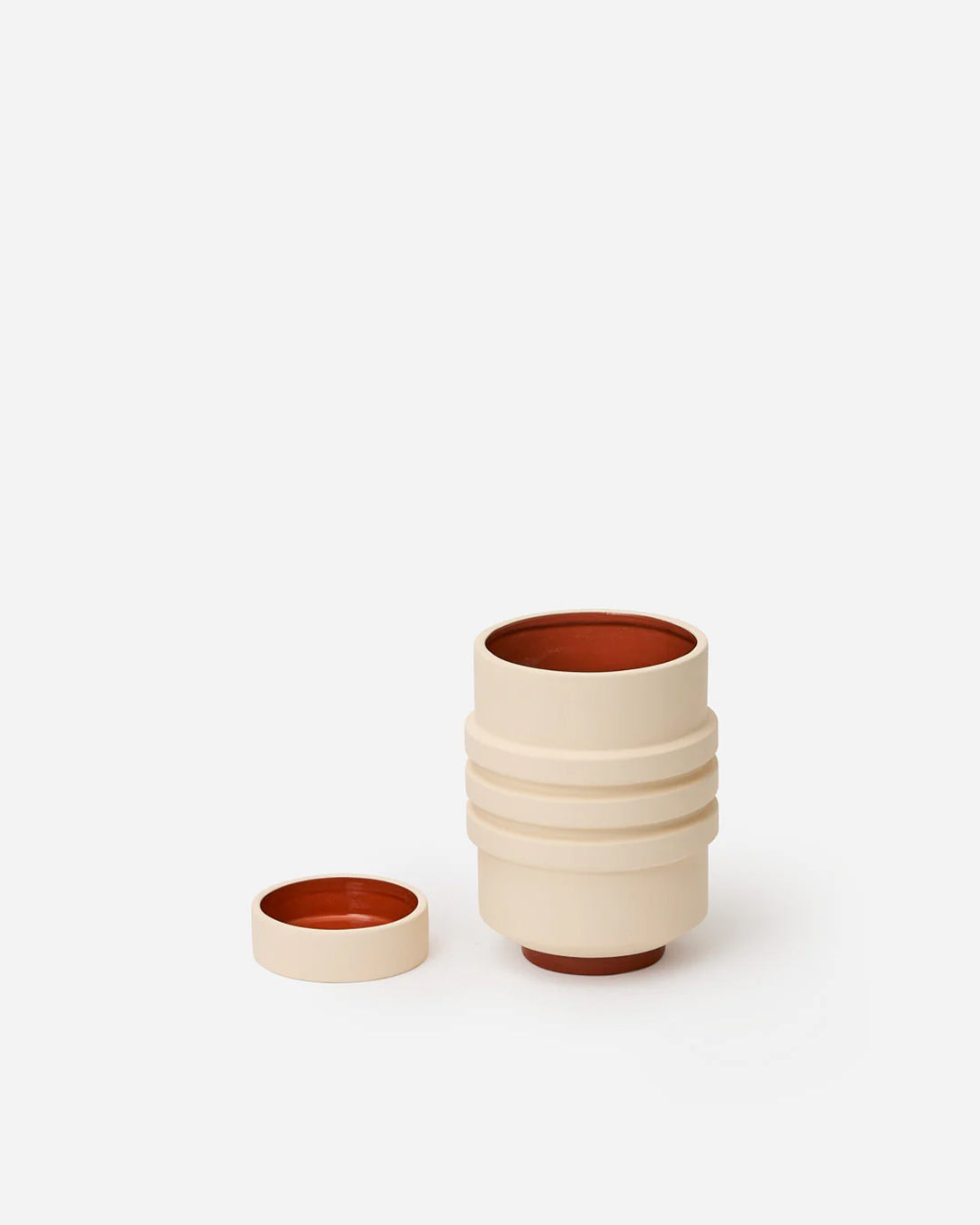 Cream Strata Plant Vessel Areaware Planter House Plant