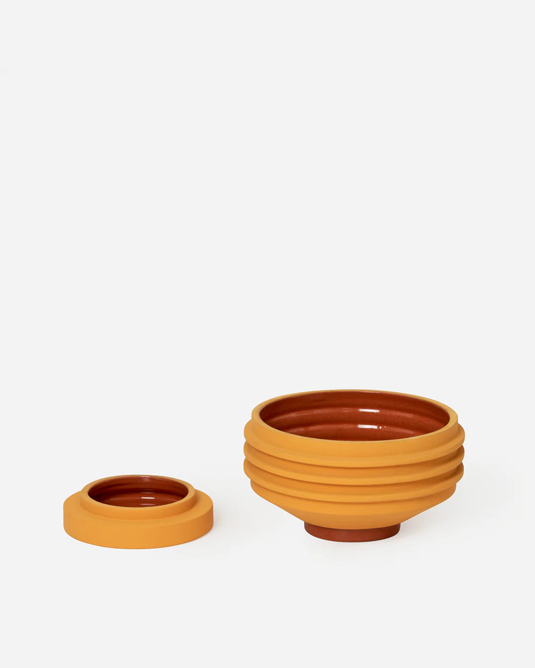 Yellow Strata Plant Vessel Areaware Planter House Plant