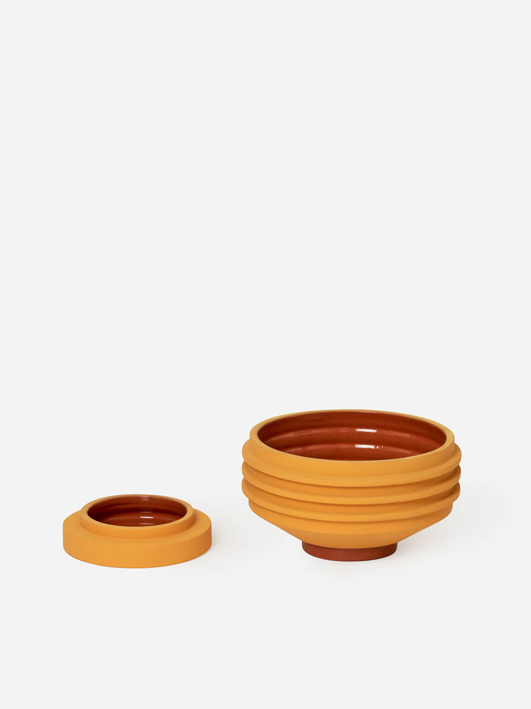 Yellow Strata Plant Vessel Areaware Planter House Plant