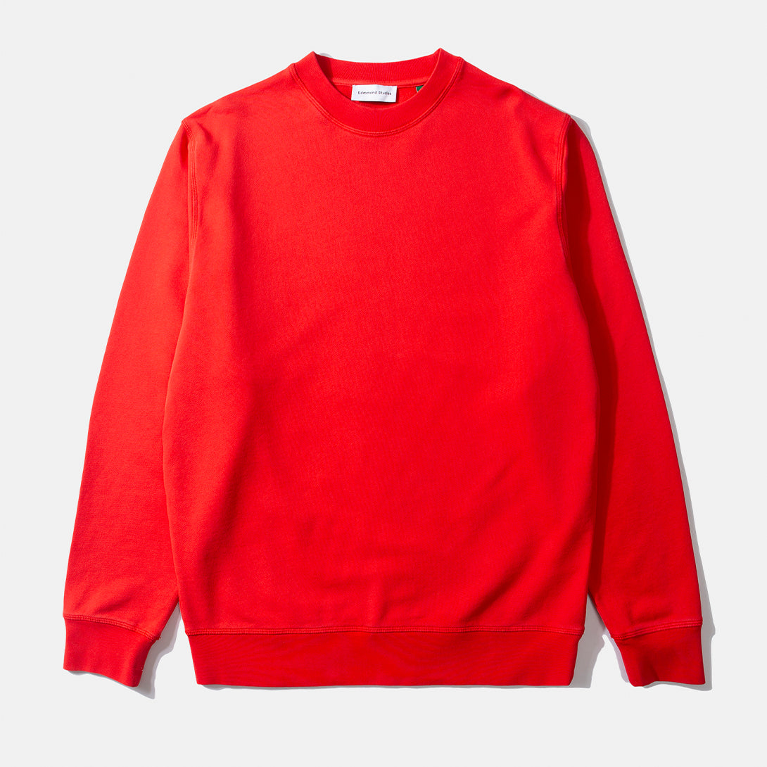 Red Taberna Sweatshirt Mens Pullover Crew Neck Sweatshirt Edmmond Studios