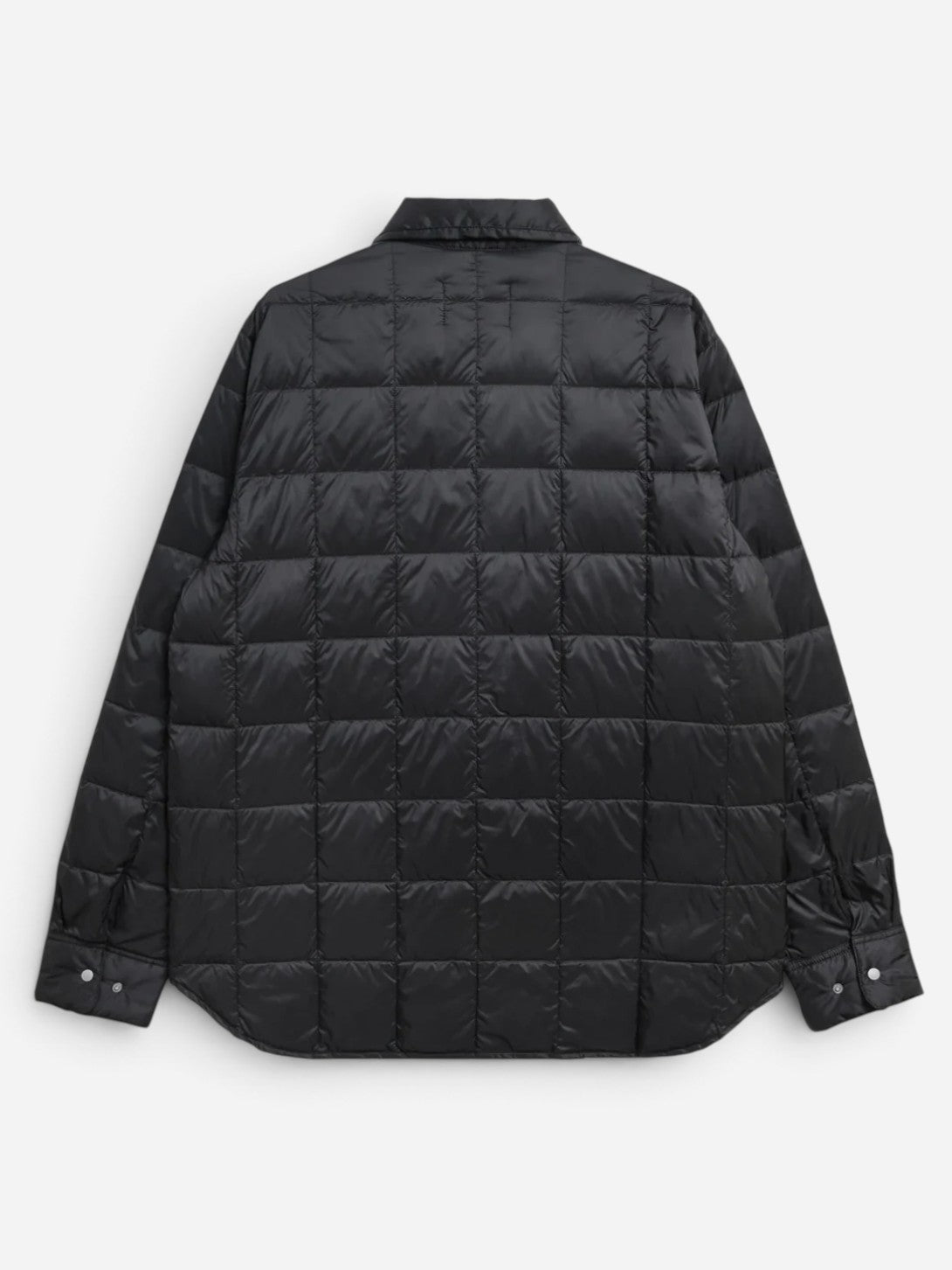 Black Basic W-Pocket Down Shirt Taion Puffer Shirt