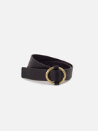 Black Tisao Belt Womens Belt Sessun Leather Belt