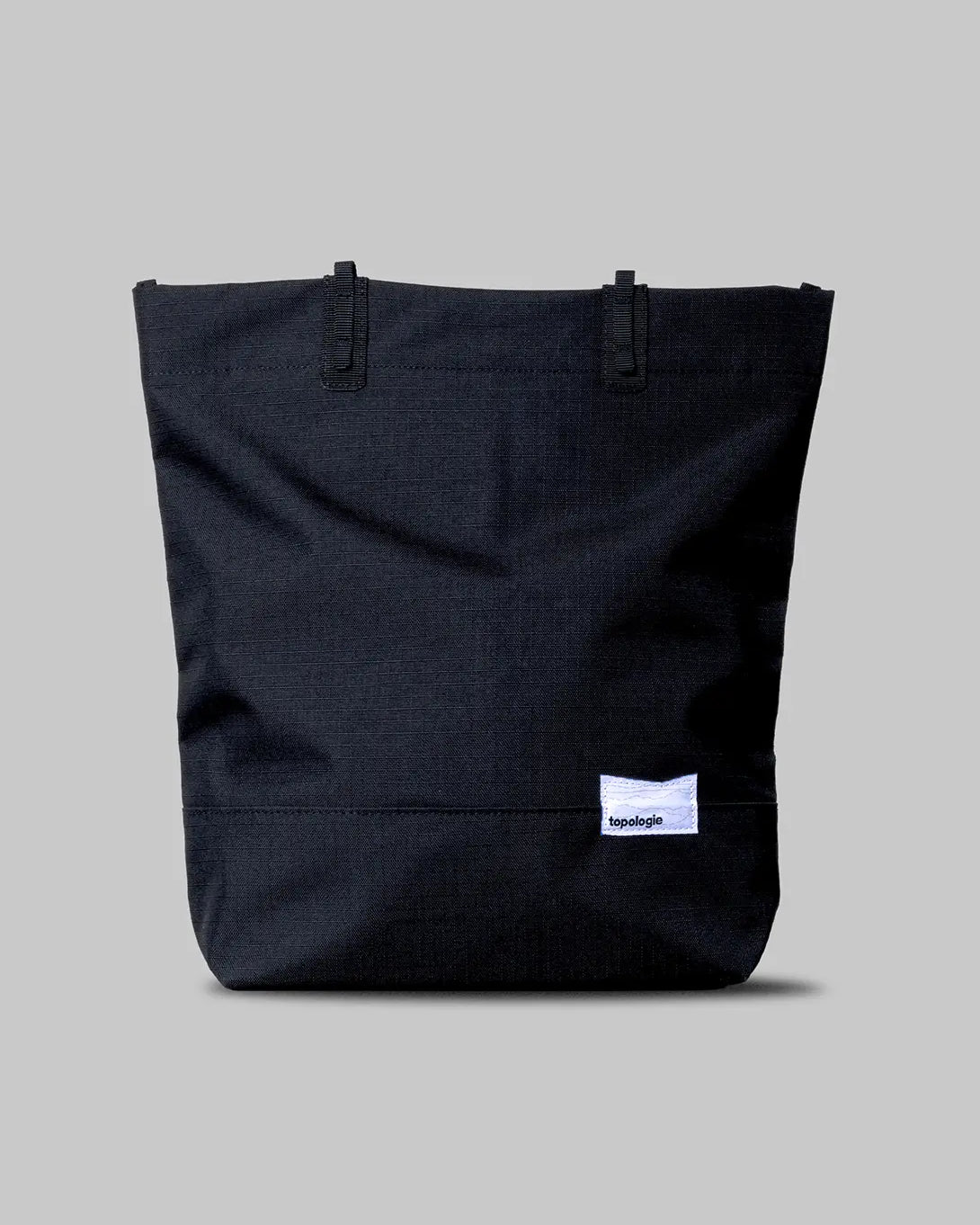 Black Topologie Loop Tote Bag