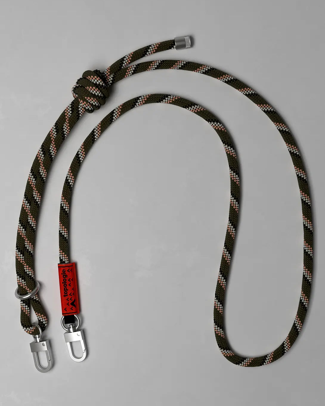 Army Green Topologie 8mm Rope Strap 