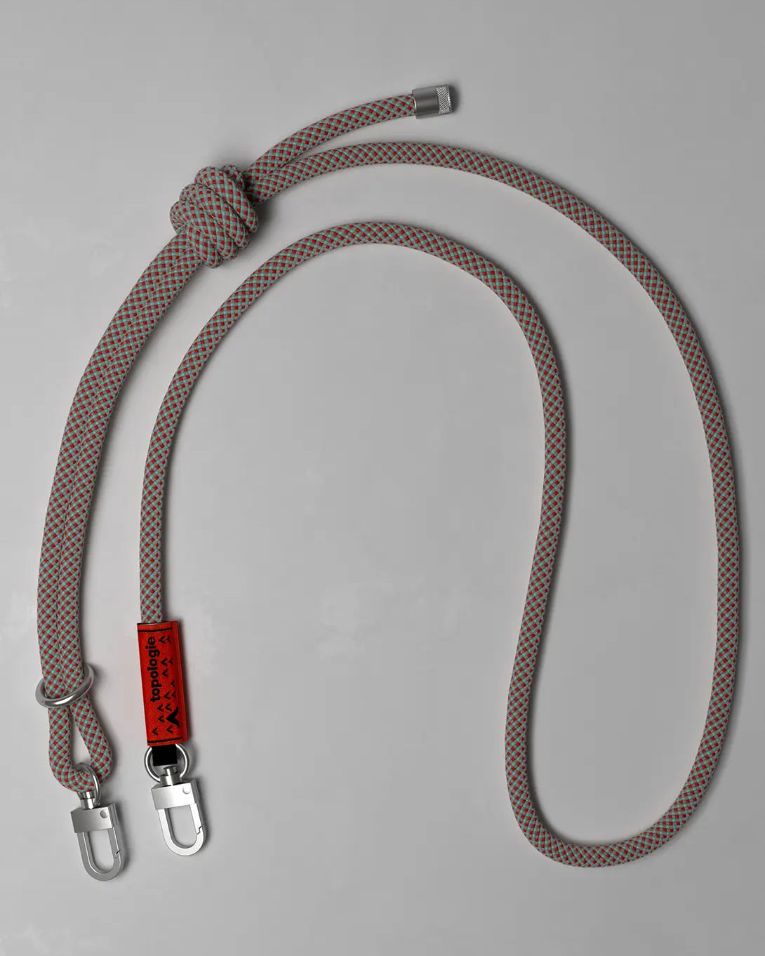 Grey / Red / Blue / Lattice Topologie 8mm Rope Strap 