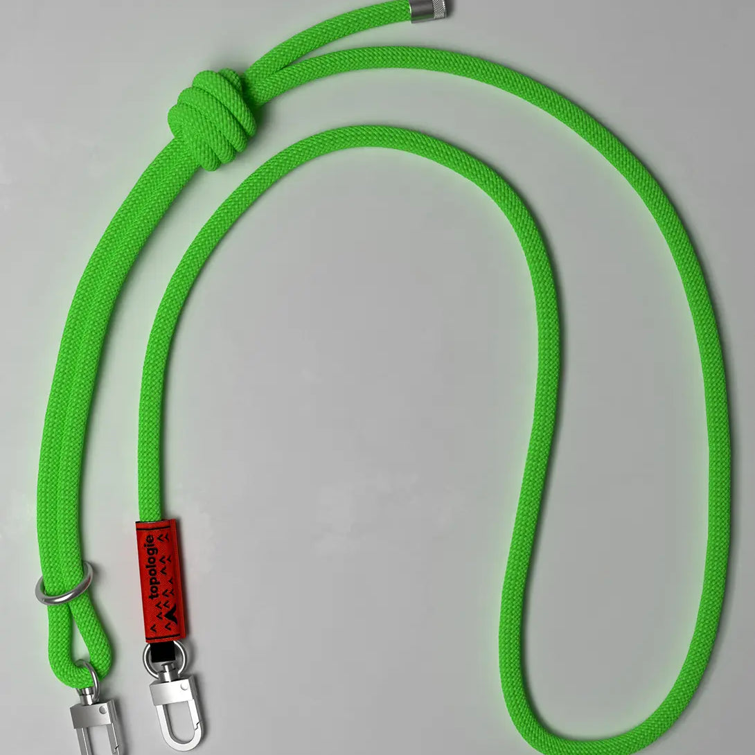 Green Solid Topologie 8mm Rope Strap
