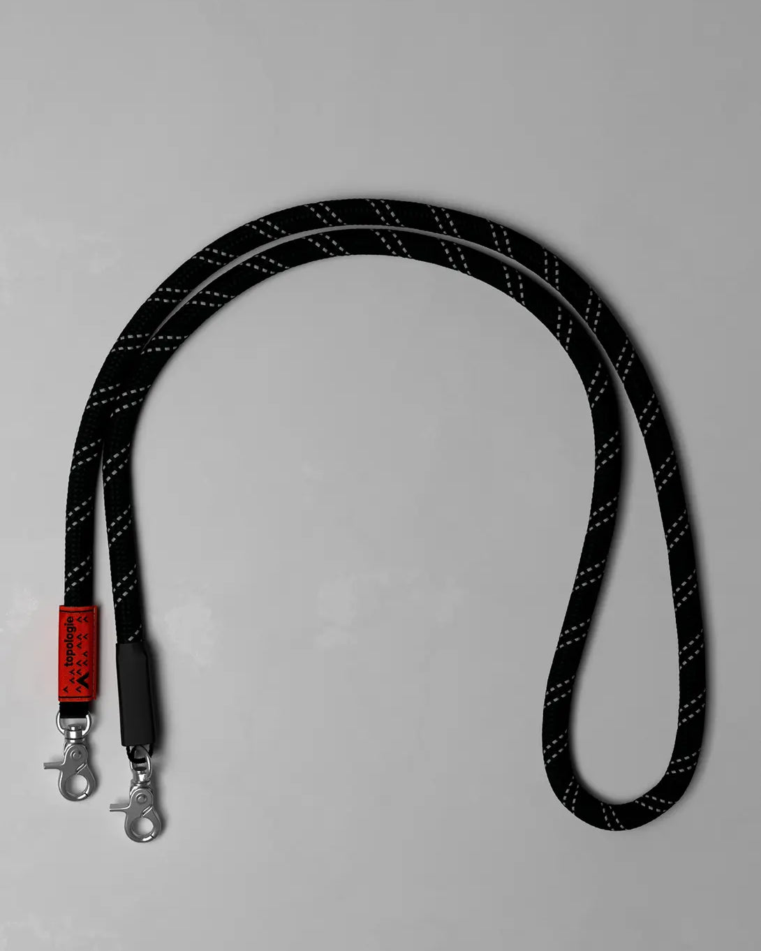 Black Reflective Topologie Rope Strap 10mm