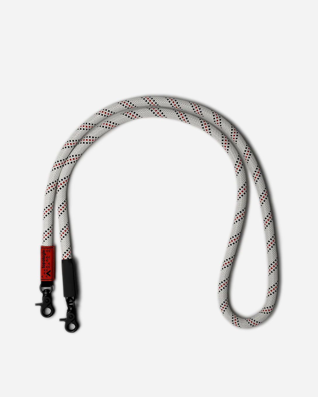White Patterned Topologie Rope Strap 10mm