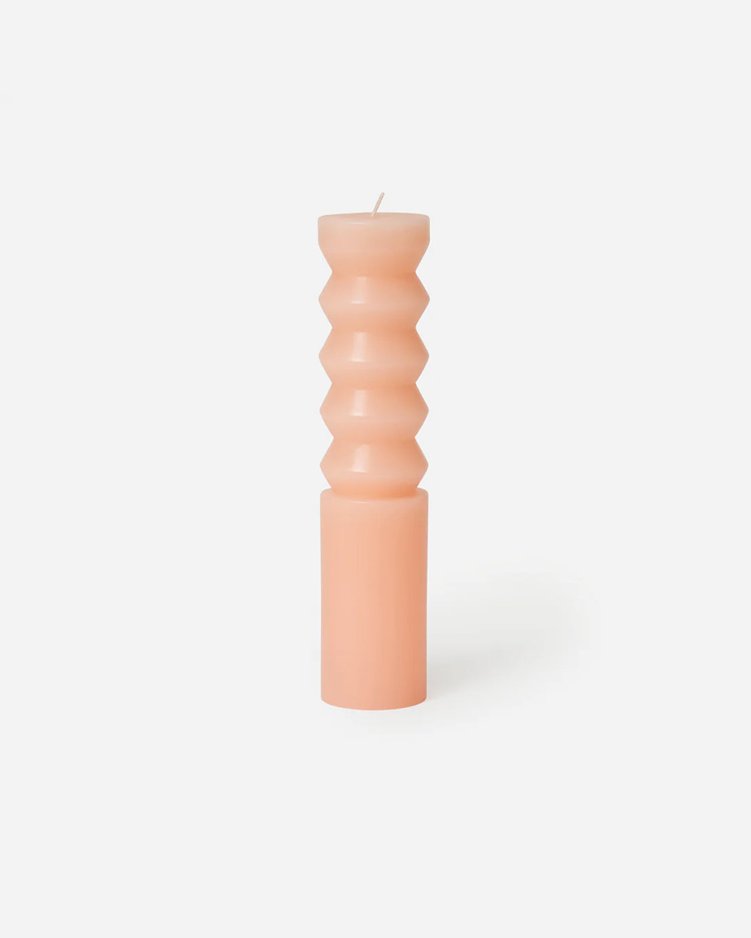Blush Totem Candle - Large Areaware Home Candle Stick