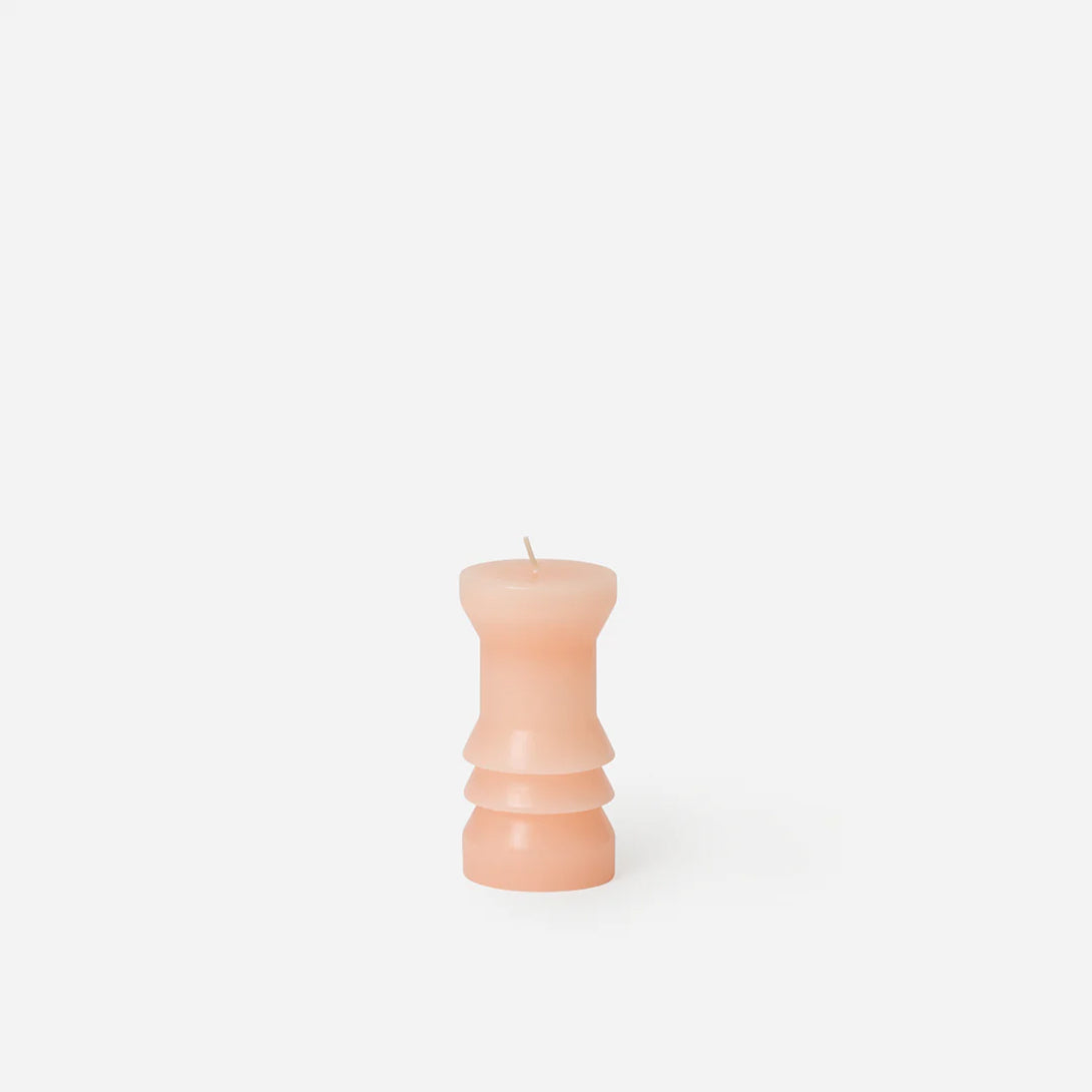 Blush Totem Candle - Small Areaware Candle Sticks Home Decor