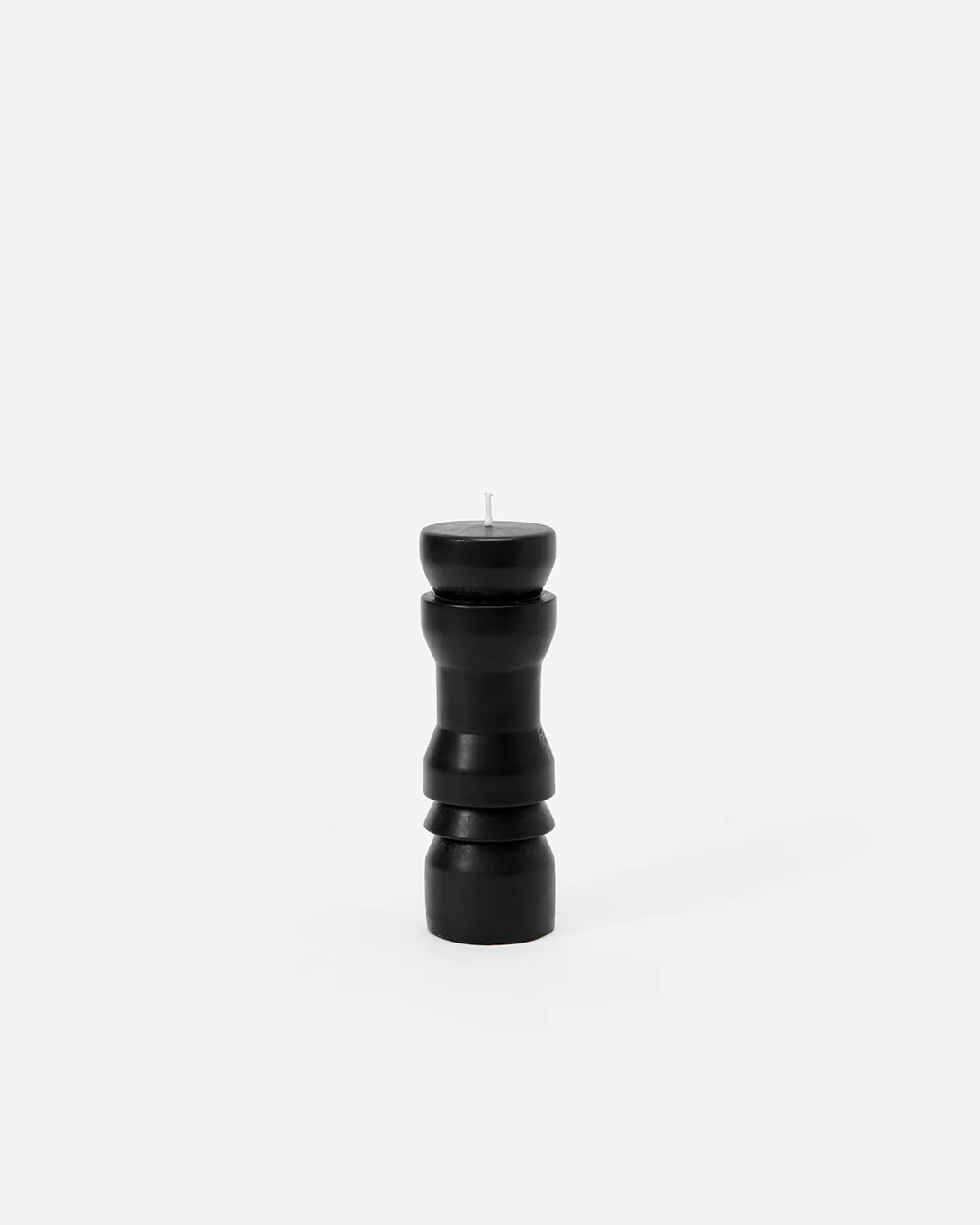 Black Totem Candle - Medium Areaware Candle Stocks Home Decor