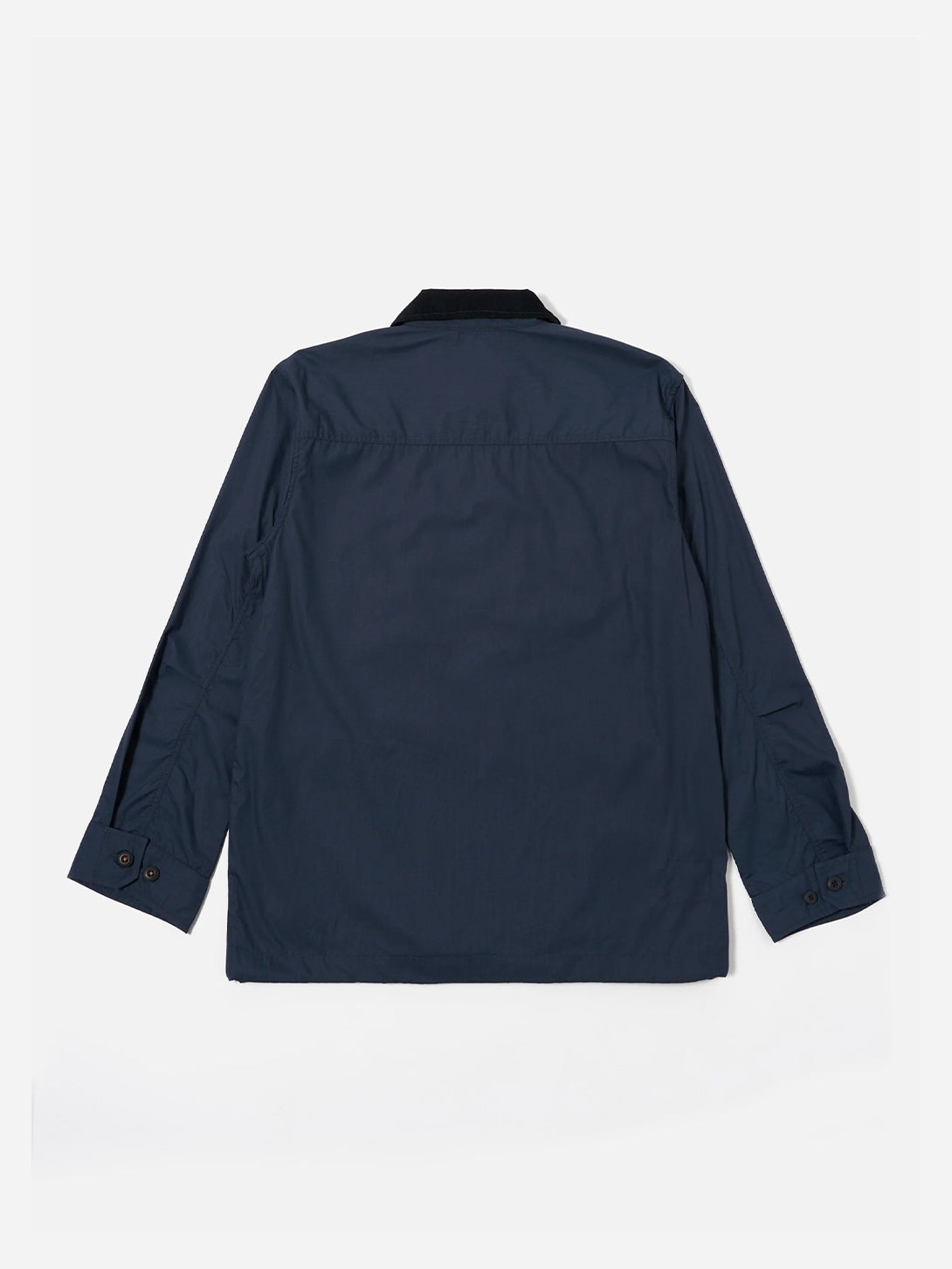 Navy Parachute Field Jacket Mens Light Collared Jacket Outerwear Universal Works