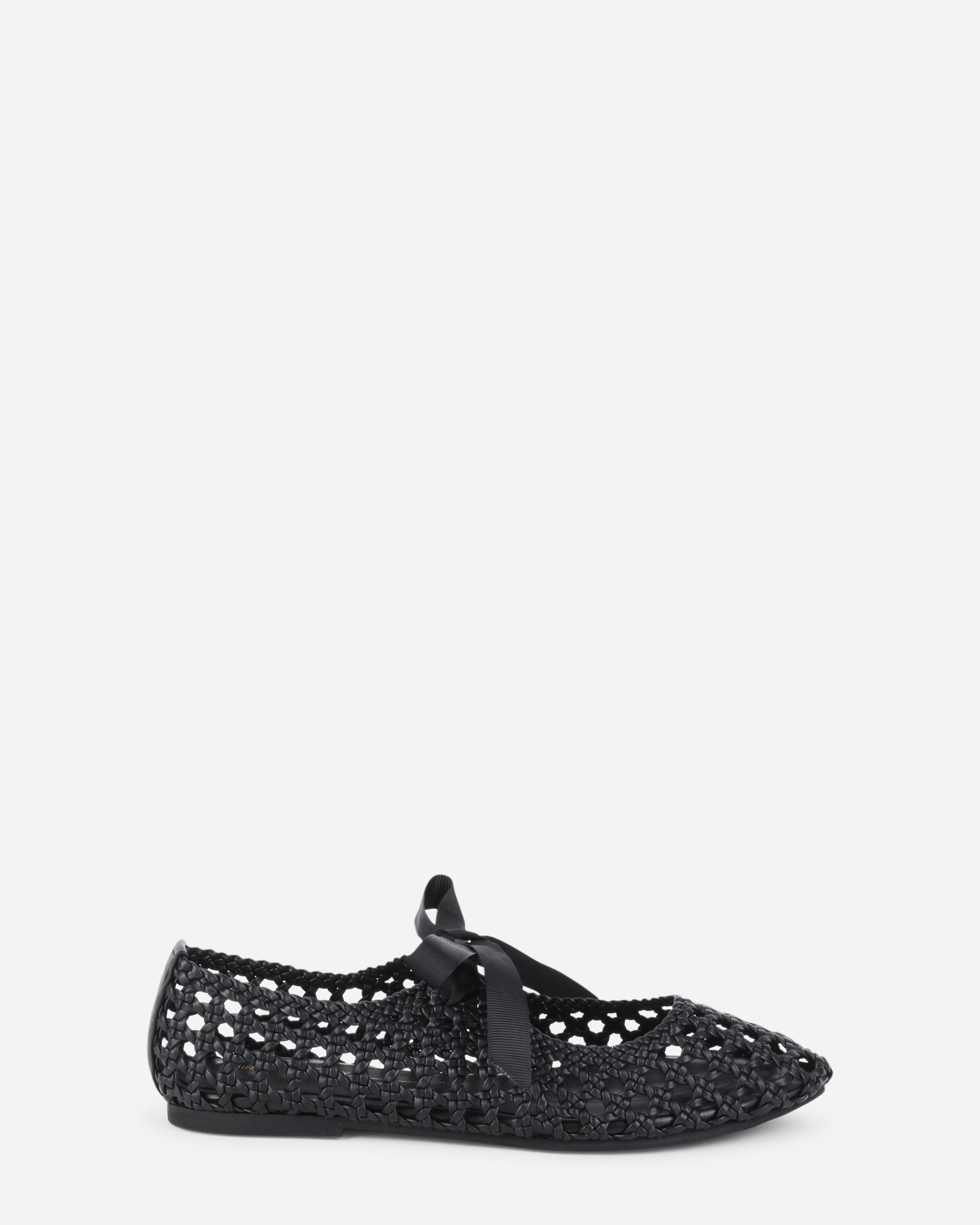 Black Valley Woven Vegan Womens Vagabond Flats Shoes