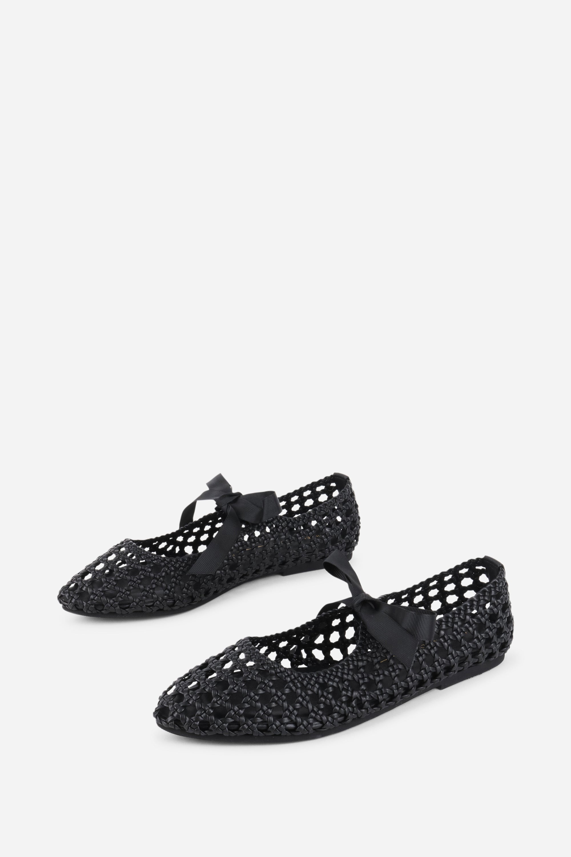 Black Valley Woven Vegan Womens Vagabond Flats Shoes