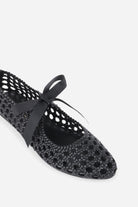 Black Valley Woven Vegan Womens Vagabond Flats Shoes