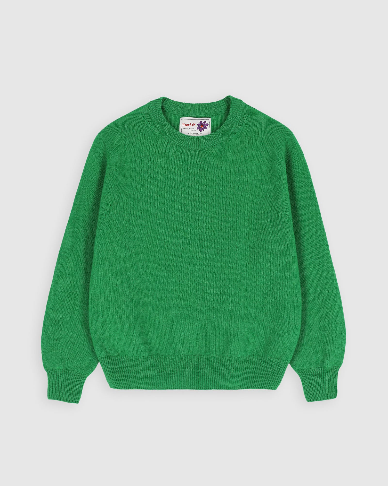 Green Delight Ventures in Space Green Crewneck Pullover Sweater Howlin
