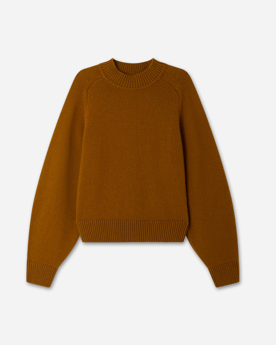 Bronze Dalan Womens Sessun Crew Neck Sweater Merino Wool