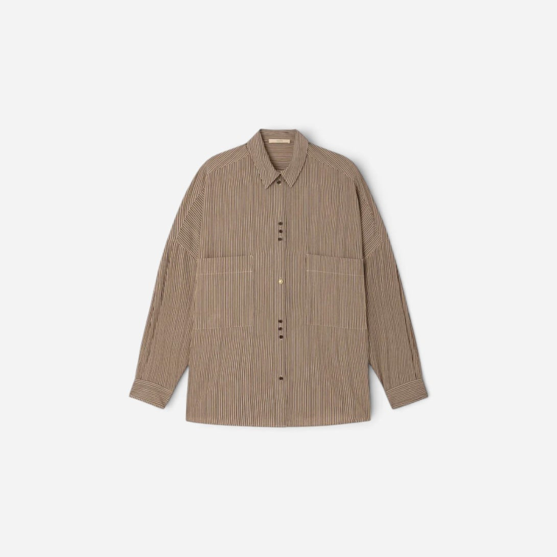 Ebonysand Fontania Womens Woven Button Up Shirt Sessun Clothing