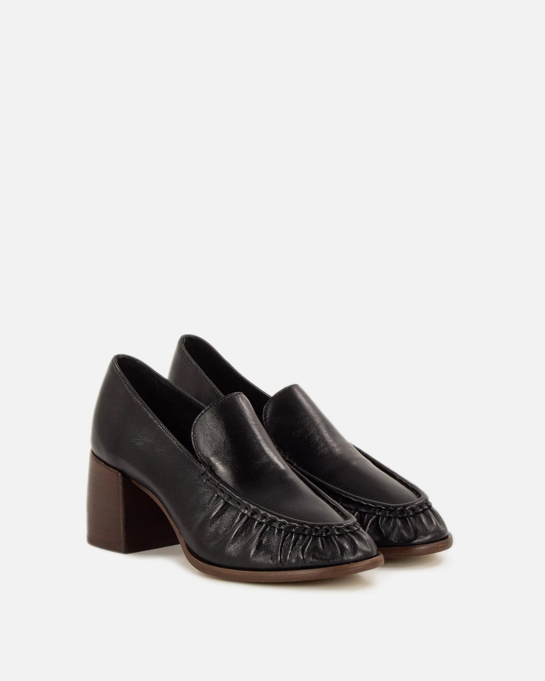 Black Leather Hikari Womens Sessun Shoes Womens Leather Platform Shoes