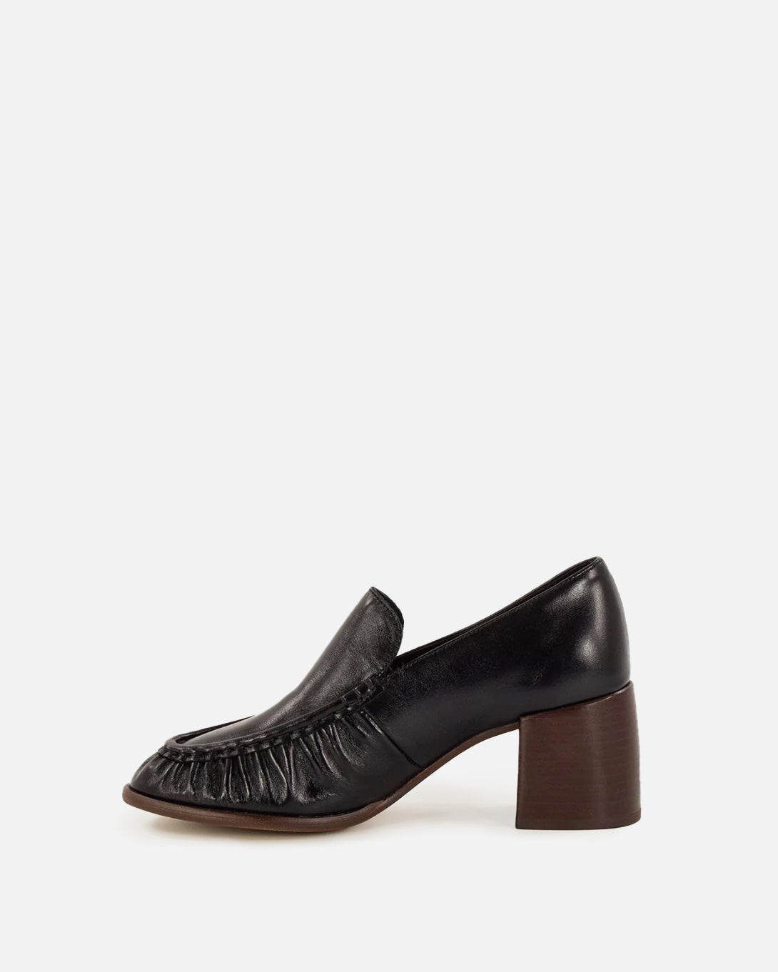 Black Leather Hikari Womens Sessun Shoes Womens Leather Platform Shoes
