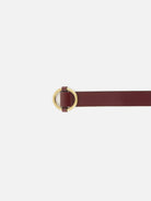Burgundy Tisao Belt Womens Belt Sessun Leather Belt