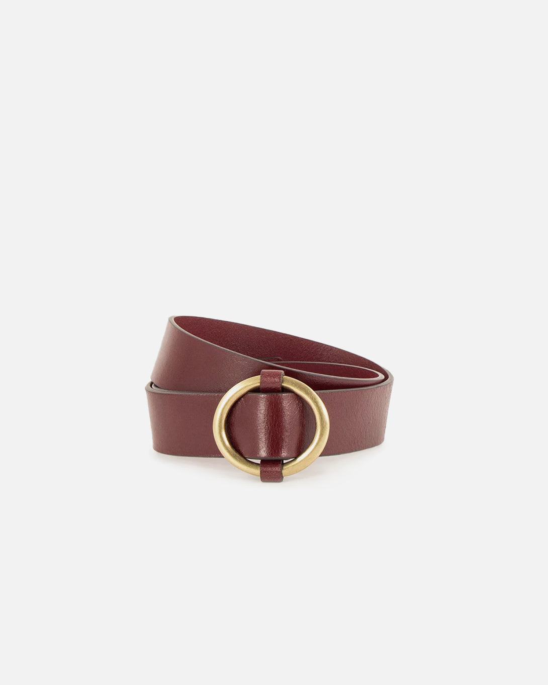 Burgundy Tisao Belt Womens Belt Sessun Leather Belt