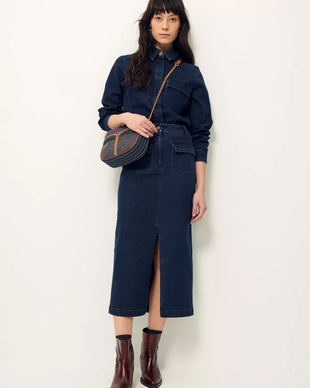 Blue Divine Denim Sessun Bag Womens Crossbody Bag Womens Denim Small Carry Bag