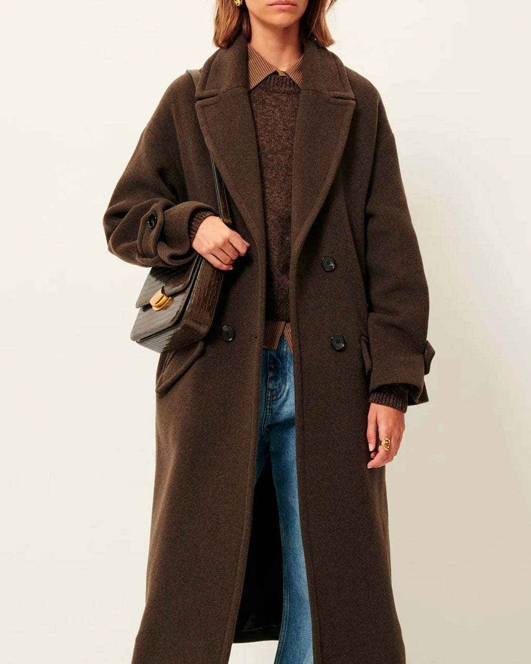 Lichen Mia Womens Wool Overcoat Sessun Womens Long Winter Coat