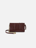 BrownWhiskey Leather Mini Farawa L Womens Shoulder Bag Leather Sessun