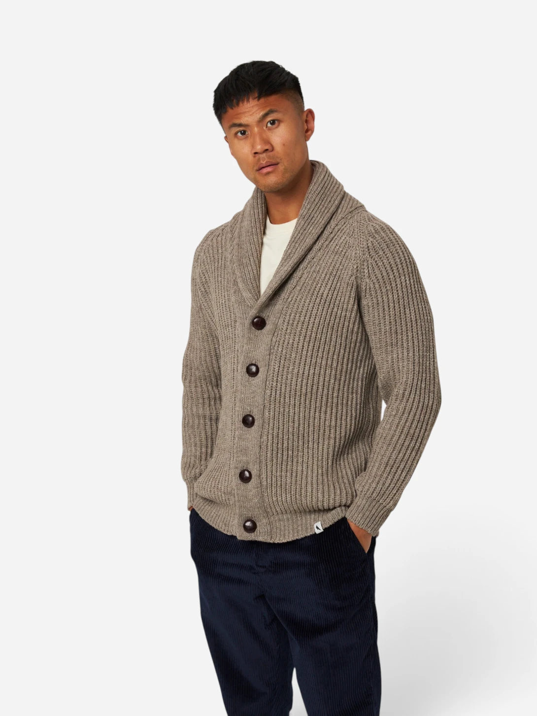 Oak Wilkinson Cardigan Mens Knit Cardigan Peregrine Clothing