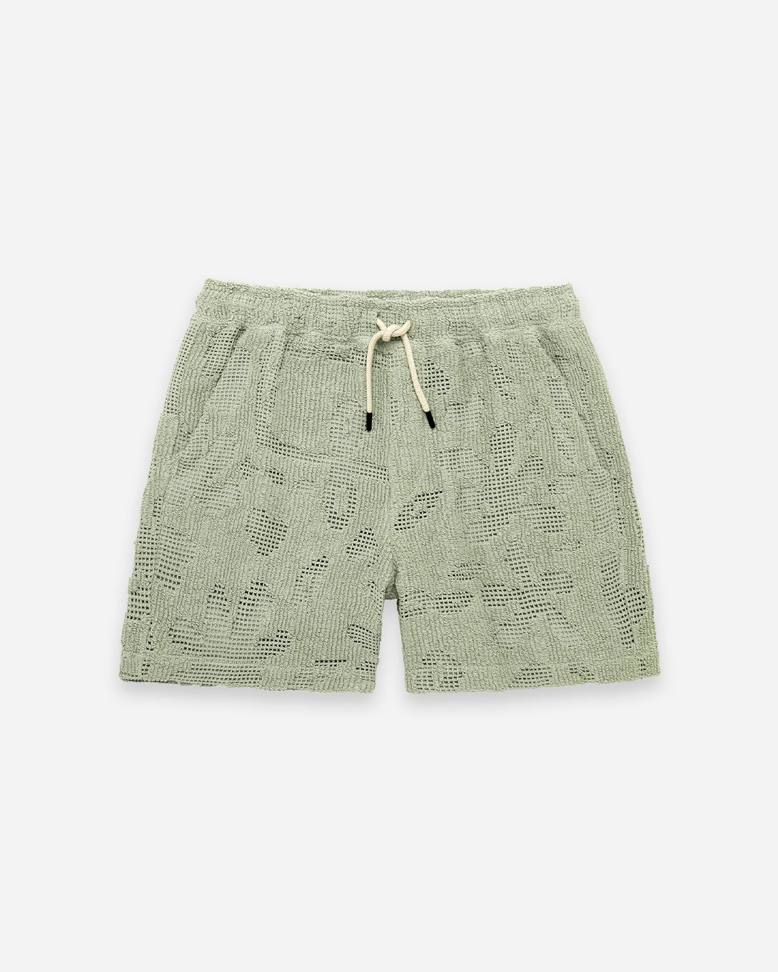 Galbanum Crochet Shorts Mens OAS Shorts Drawstring