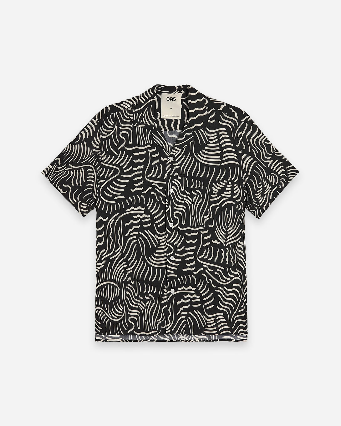 Tar Lorenzo Viscose Shirt Mens OAS Camp Collar Shirt Viscose Shirt