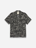 Tar Lorenzo Viscose Shirt Mens OAS Camp Collar Shirt Viscose Shirt