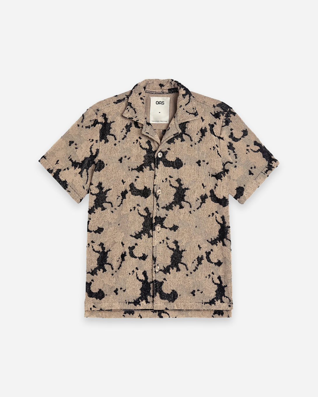 Jura Contraste Cuba Terry Shirt Mens OAS Cotton Camp Collar Shirt