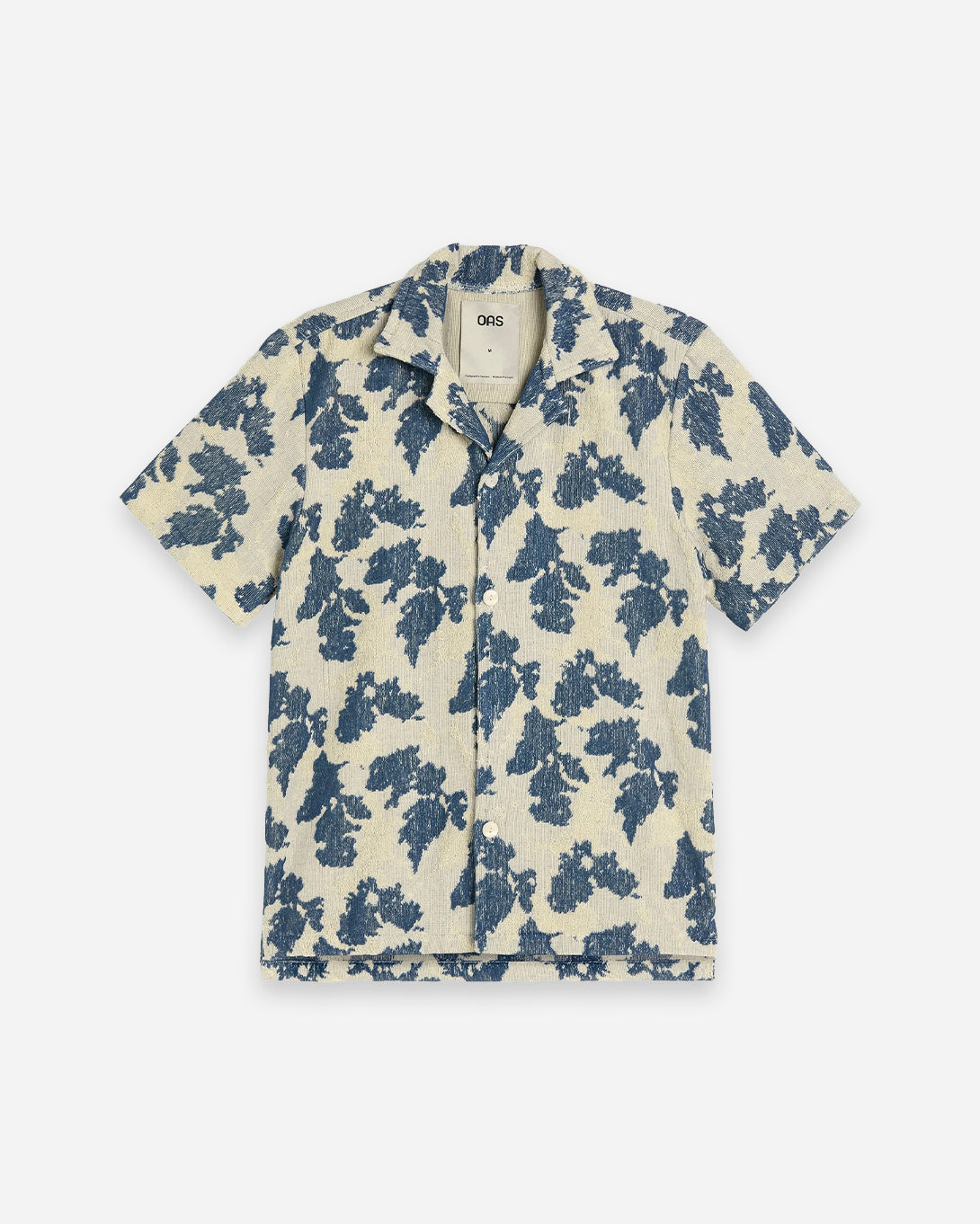 Sail Contraste Cuba Terry Shirt Mens OAS Cotton Camp Collar Shirt