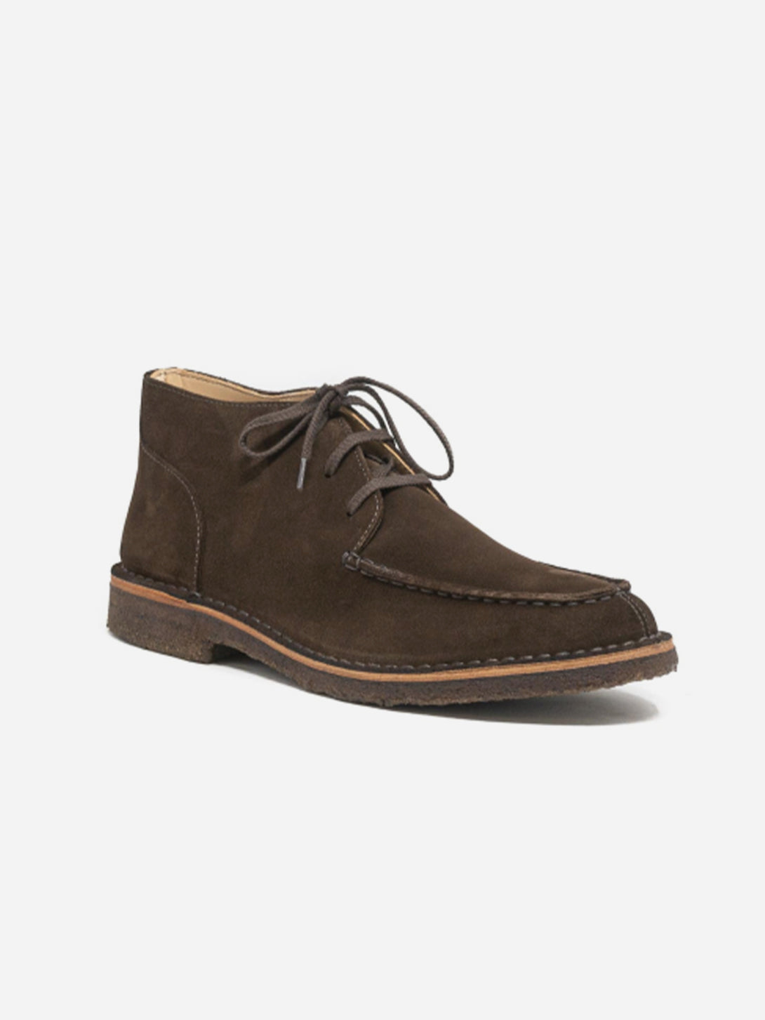 480 Deukeflex 001 Mens Dark Chestnut Astorflex Boots Shoes Hand Crafted Suede Leather Shoes