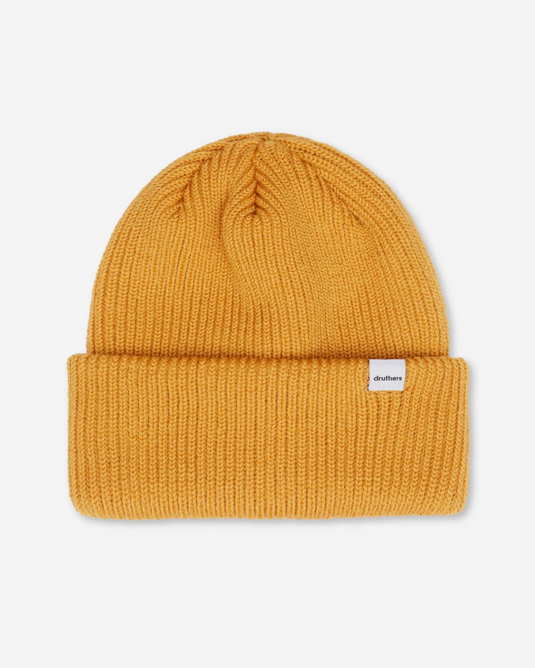 Poppy Yellow Merino Wool Knit Beanie