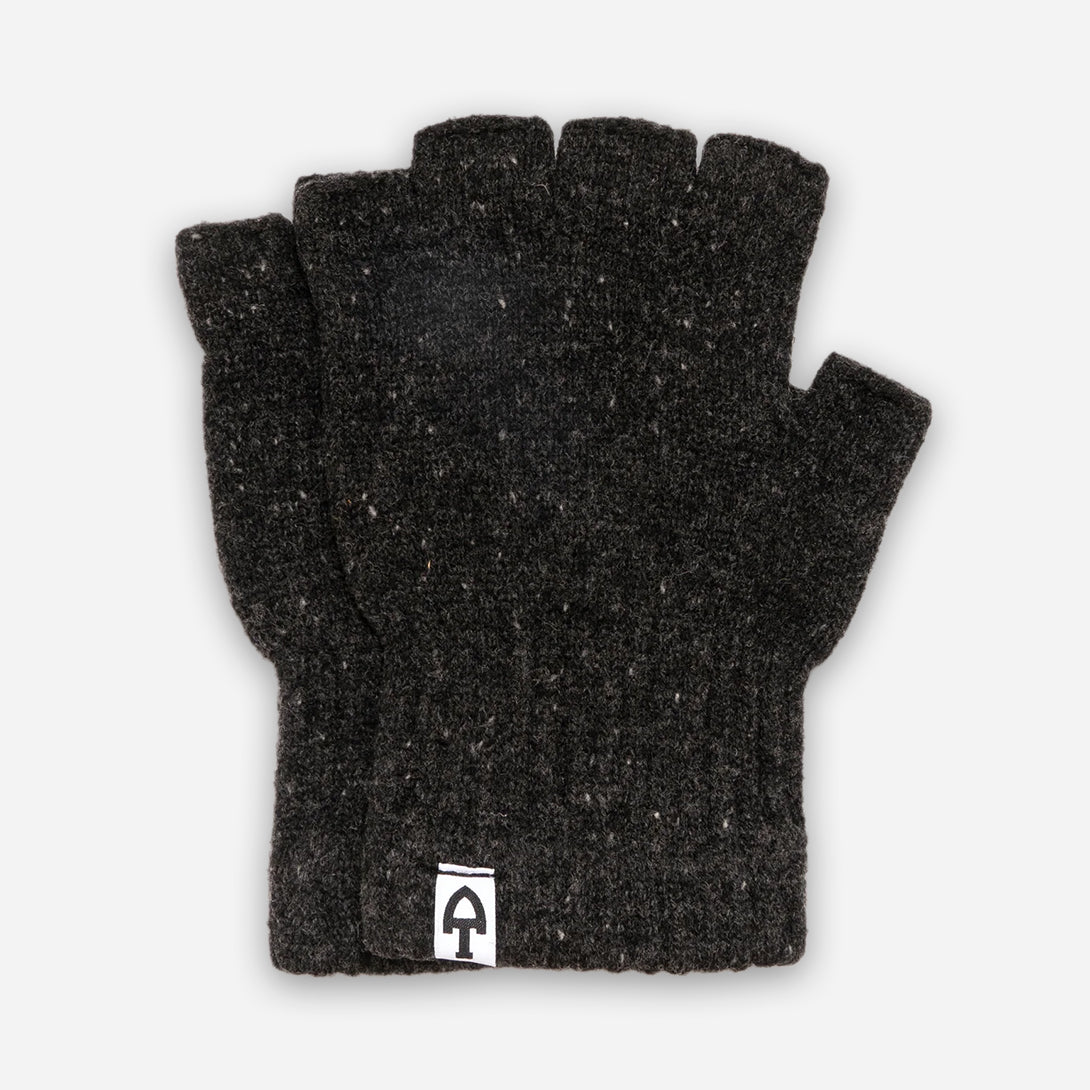 Merino Donegal Fingerless Gloves