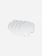 Silver Spill Coasters by Curves Contemporary Homeware