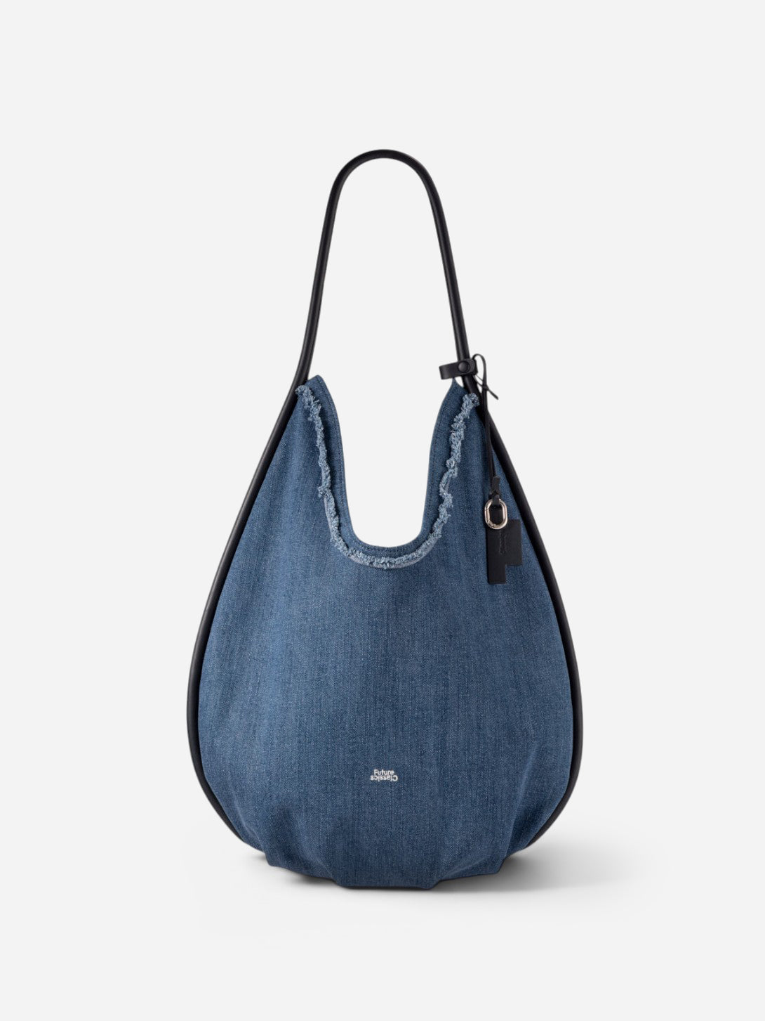Mid Indigo Large Teardrop Denim Hobo
Womens Denim Hand and Shoulder Bag Future Classics