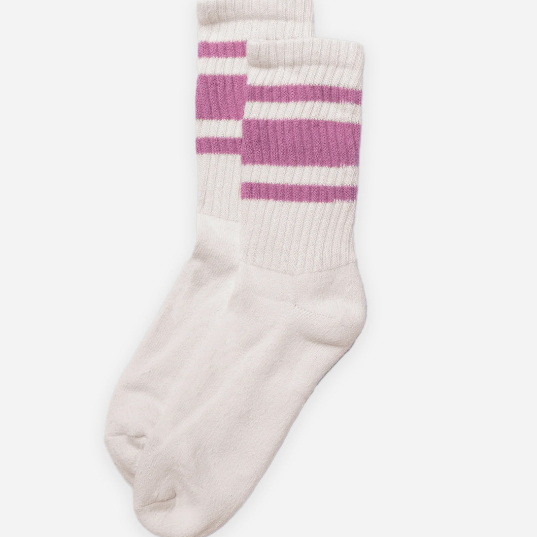 Dusty Rose The Mono Stripe American Trench Socks