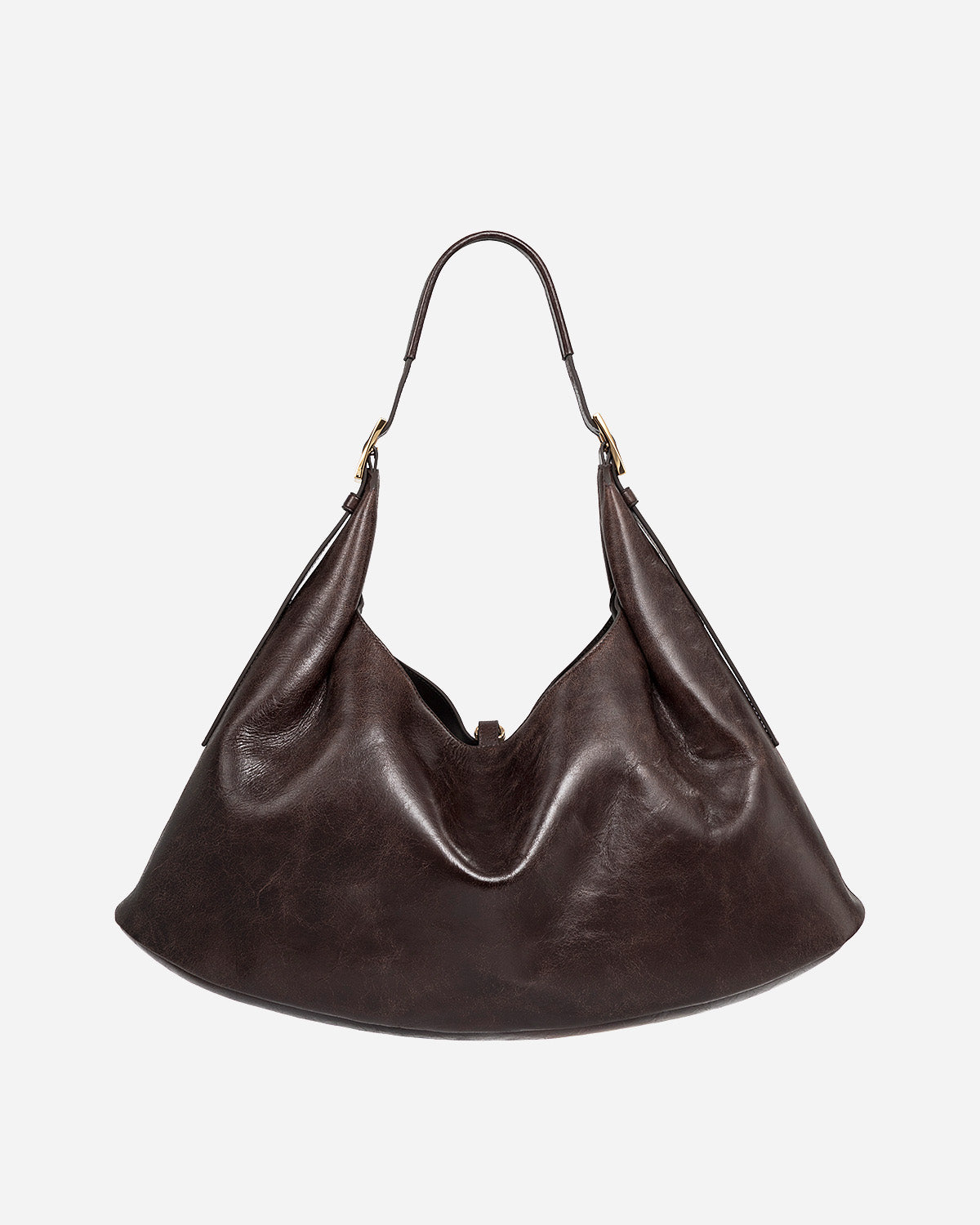 Chocolate Brown Maxi Skate Vintage Hobo Womens Leather Medium Shoulder Bag Future Classics