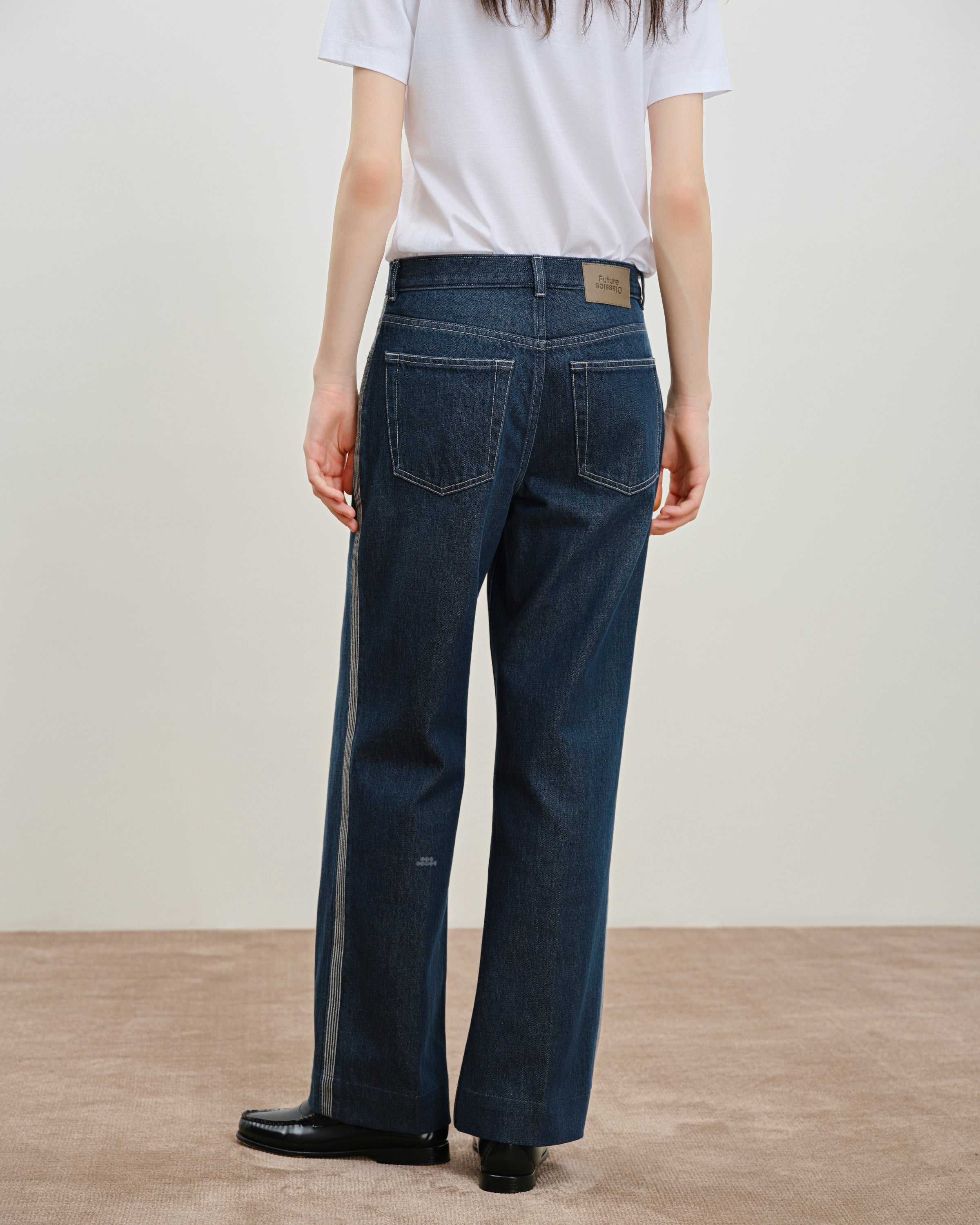 Dk Indigo Straight Leg Jeans Womens Denim Jeans Straight Fit Denim Future Classics