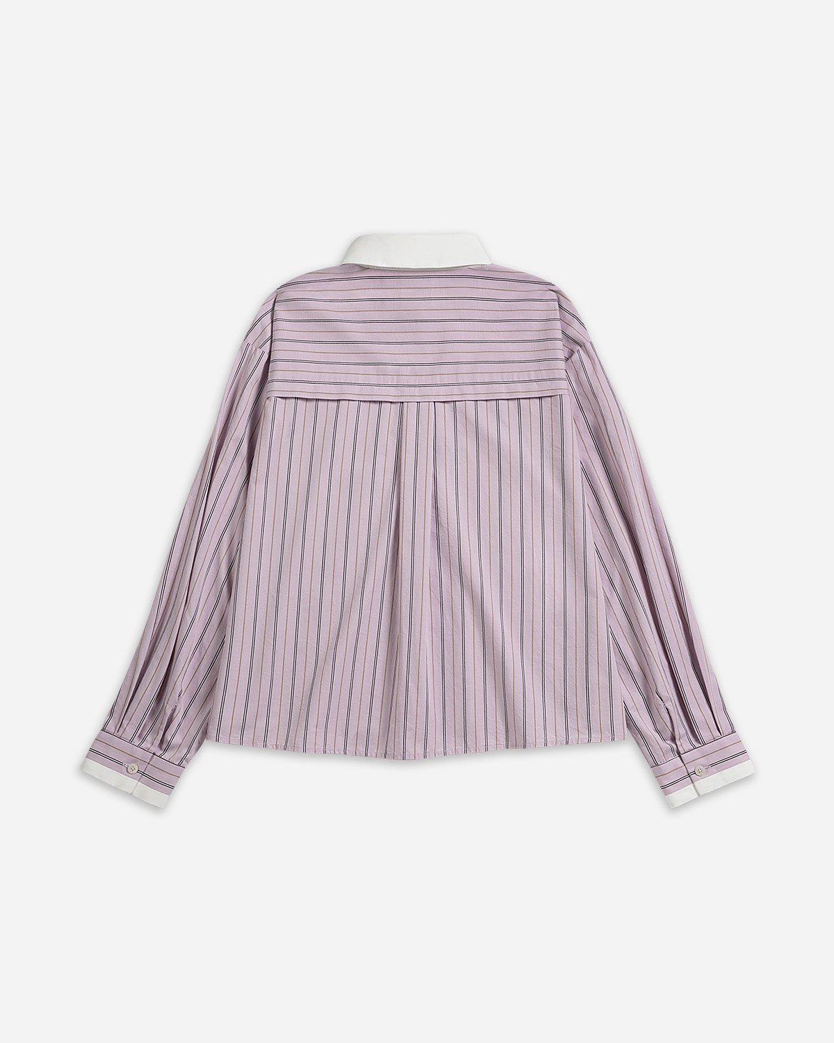 Iris Purple Stripes Striped Boxy Shirt Womens Striped Woven Shirt Future Classics